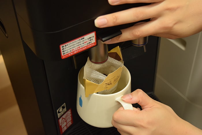 コーヒーやお茶も手間いらず！